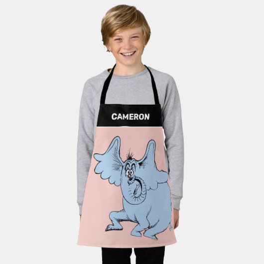 Dr. Seuss | Horton und der Speck von Staub Schürze (Getragen)