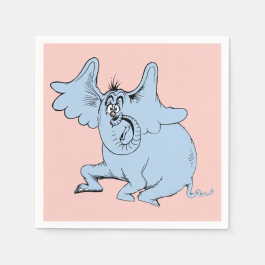 Dr. Seuss | Horton und der Speck von Staub Serviette (Vorderseite)