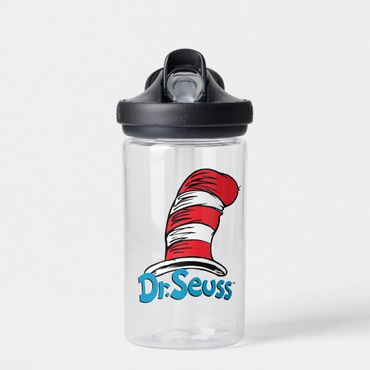Dr. Seuss Hut-Logo Trinkflasche (Vorne)