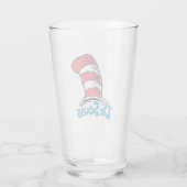 Dr. Seuss Hutlogo Glas (Rückseite)