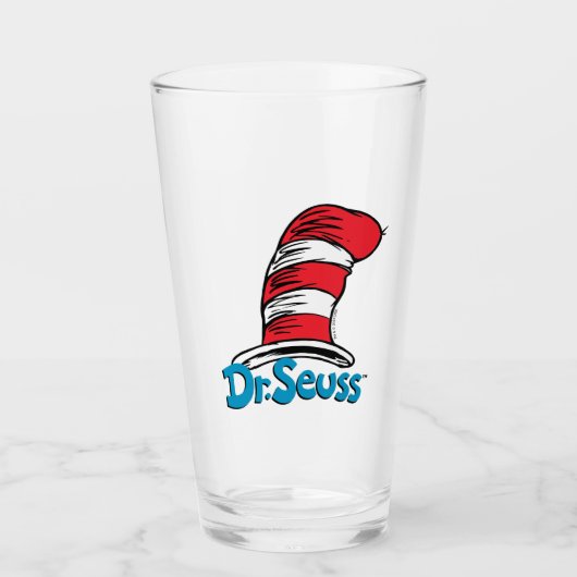 Dr. Seuss Hutlogo Glas (Vorderseite)