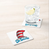 Dr. Seuss Hutlogo Rechteckiger Pappuntersetzer (Vor Ort)