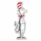 Dr. Seuss I Cat in the Hat Stehend Tall Aufkleber (Vorderseite)