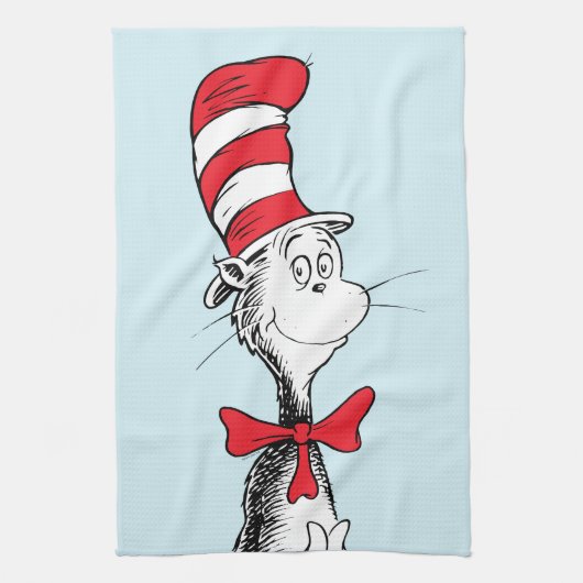 Dr. Seuss I Cat in the Hat Stehend Tall Geschirrtuch (Vertikal)