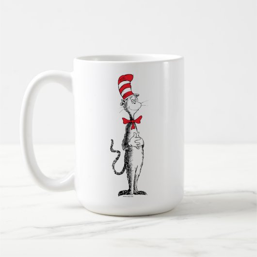 Dr. Seuss I Cat in the Hat Stehend Tall Kaffeetasse (Links)