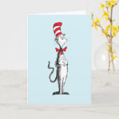 Dr. Seuss I Cat in the Hat Stehend Tall Karte (Gelbe Blume)