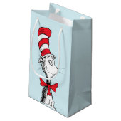 Dr. Seuss I Cat in the Hat Stehend Tall Kleine Geschenktüte (Rückseite Schrägansicht)