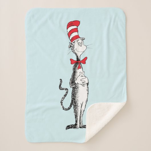 Dr. Seuss I Cat in the Hat Stehend Tall Sherpadecke (Vorderseite)