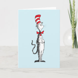 Dr. Seuss I Die Katze im Hut steht hoch Karte