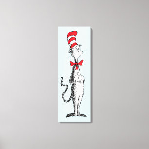 Dr. Seuss I Katze mit Hut Steht Hoch Leinwanddruck