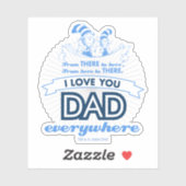 Dr. Seuss | I Liebe Sie Vater überall Aufkleber (Blatt)