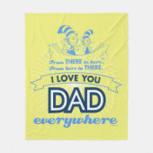 Dr. Seuss | I Liebe Sie Vater überall Fleecedecke (Vorderseite)