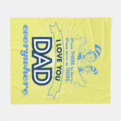 Dr. Seuss | I Liebe Sie Vater überall Fleecedecke (Vorderseite (Horizontal))