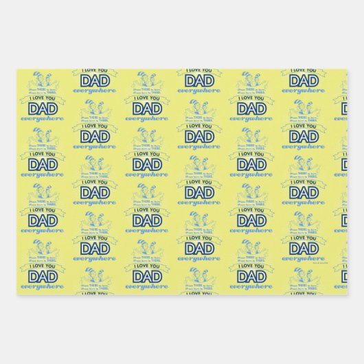 Dr. Seuss | I Liebe Sie Vater überall Geschenkpapier Set (Vorderseite)