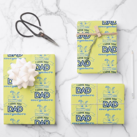 Dr. Seuss | I Liebe Sie Vater überall Geschenkpapier Set (Vorderseite)
