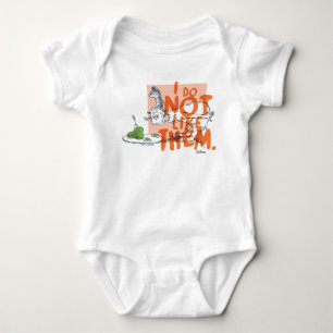 Dr. Seuss Ich-bin-ich "Ich mag sie nicht" Baby Strampler