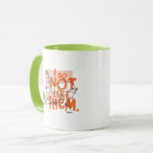 Dr. Seuss Ich-bin-ich "Ich mag sie nicht" Tasse (Vorderseite Links)