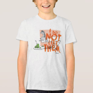 Dr. Seuss Ich-bin-ich "Ich mag sie nicht" Tri-Blend Shirt