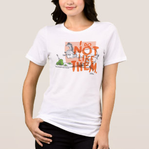 Dr. Seuss Ich-bin-ich "Ich mag sie nicht" Tri-Blend Shirt