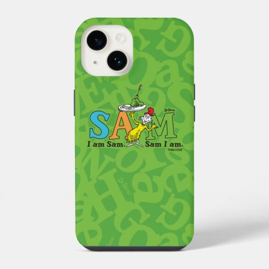 Dr. Seuss | Ich bin Sam. Sam bin ich. iPhone Hülle (Rückseite)