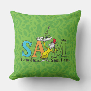 Dr. Seuss   Ich bin Sam. Sam bin ich. Kissen