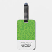 Dr. Seuss | Ich bin Sam. Sam I. Gepäckanhänger (Rückseite vertikal)