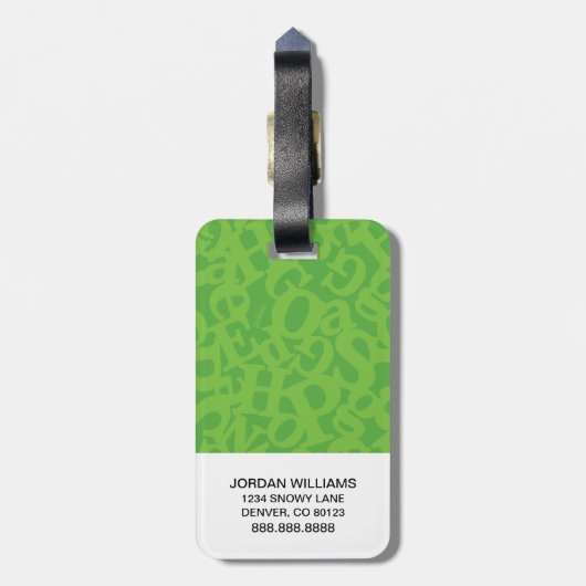 Dr. Seuss | Ich bin Sam. Sam I. Gepäckanhänger (Rückseite vertikal)