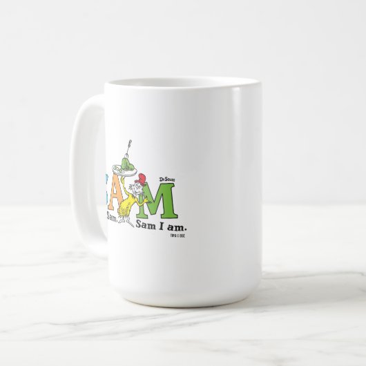 Dr. Seuss | Ich bin Sam. Sam I. Kaffeetasse (Vorderseite Links)