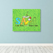 Dr. Seuss | Ich bin Sam. Sam I. Leinwanddruck (Insitu (Holzboden))