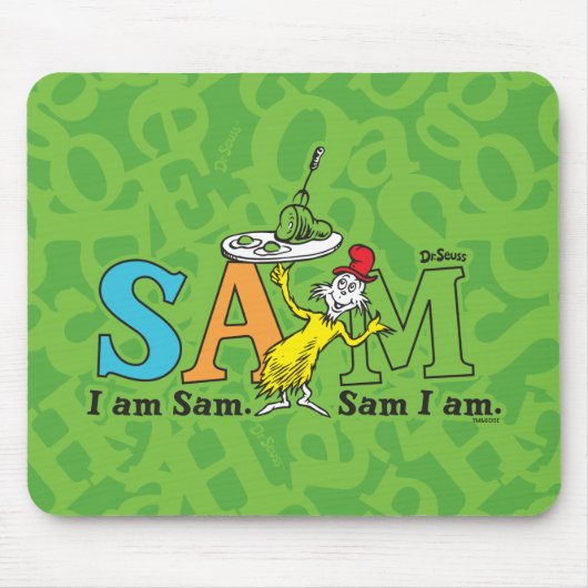 Dr. Seuss | Ich bin Sam. Sam I. Mousepad (Vorne)