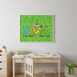 Dr. Seuss Ich bin Sam. Sam I. Poster