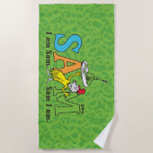 Dr. Seuss | Ich bin Sam. Sam I. Strandtuch (Vorderseite)