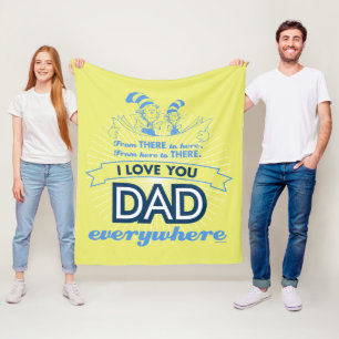 Dr. Seuss   Ich liebe dich, Papa, überall Fleecedecke