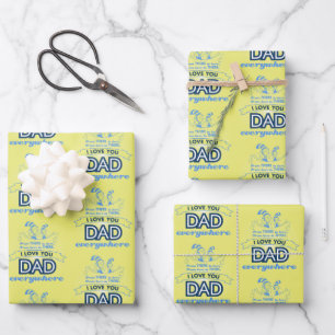 Dr. Seuss Ich liebe dich, Papa, überall Geschenkpapier Set