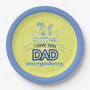 Dr. Seuss Ich liebe dich, Papa, überall Pappteller