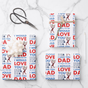 Dr. Seuss Ich liebe dich so sehr, Papa, weißt du Geschenkpapier Set