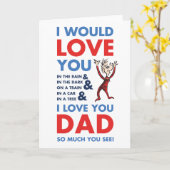 Dr. Seuss | Ich Liebe Sie Vater so viel Sie sehen Karte (Gelbe Blume)