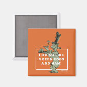 Dr. Seuss | Ich mag grüne Eier und Schinken. Magnet (Vorderseite/Rückseite)