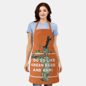 Dr. Seuss| Ich mag Grüneier und Haseneier Schürze (Getragen)