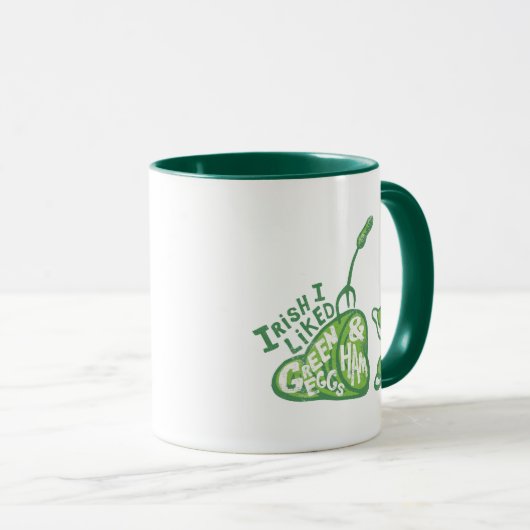 Dr. Seuss | Irisch Ich mochte Green Eggs & Ham Tasse (VorderseiteRechts)