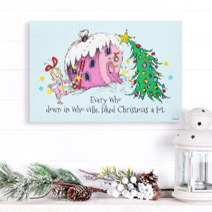 Dr. Seuss Jeder in Who in Who-ville Leinwanddruck
