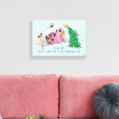 Dr. Seuss | Jeder in Who in Who-ville Leinwanddruck (Insitu (Wohnzimmer))