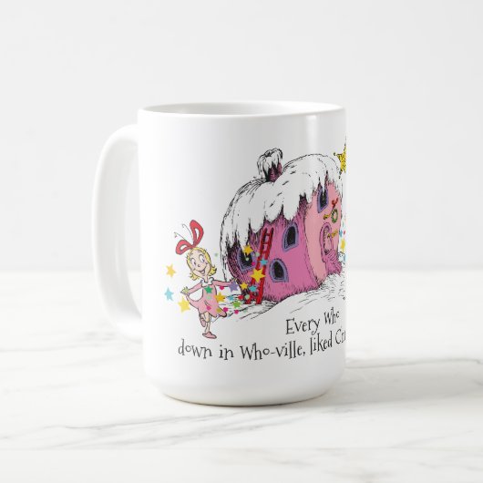 Dr. Seuss | Jeder in Who-ville, der Christma mocht Kaffeetasse (Vorderseite Links)