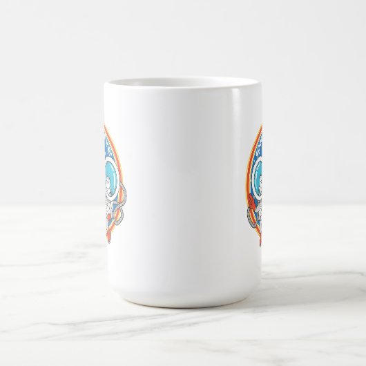 Dr. Seuss | Kaddet One Cadet Two Space Explorer Kaffeetasse (Mittel)
