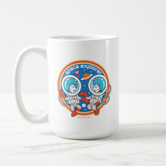 Dr. Seuss | Kaddet One Cadet Two Space Explorer Kaffeetasse (Links)