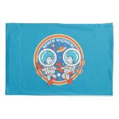 Dr. Seuss | Kaddet One Cadet Two Space Explorer Kissenbezug (Rückseite)