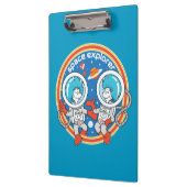 Dr. Seuss | Kaddet One Cadet Two Space Explorer Klemmbrett (Links)