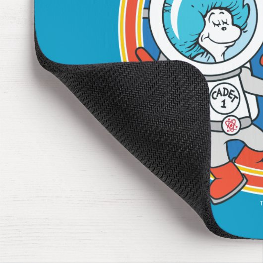 Dr. Seuss | Kaddet One Cadet Two Space Explorer Mousepad (Ecke)