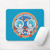 Dr. Seuss | Kaddet One Cadet Two Space Explorer Mousepad (Mit Mouse)