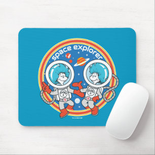 Dr. Seuss   Kaddet One Cadet Two Space Explorer Mousepad